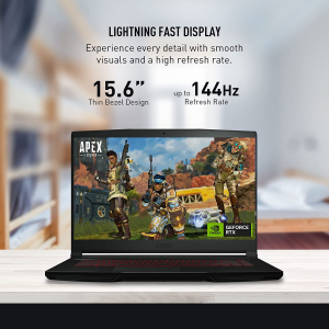 MSI Thin GF63 15.6 144Hz Gaming Laptop